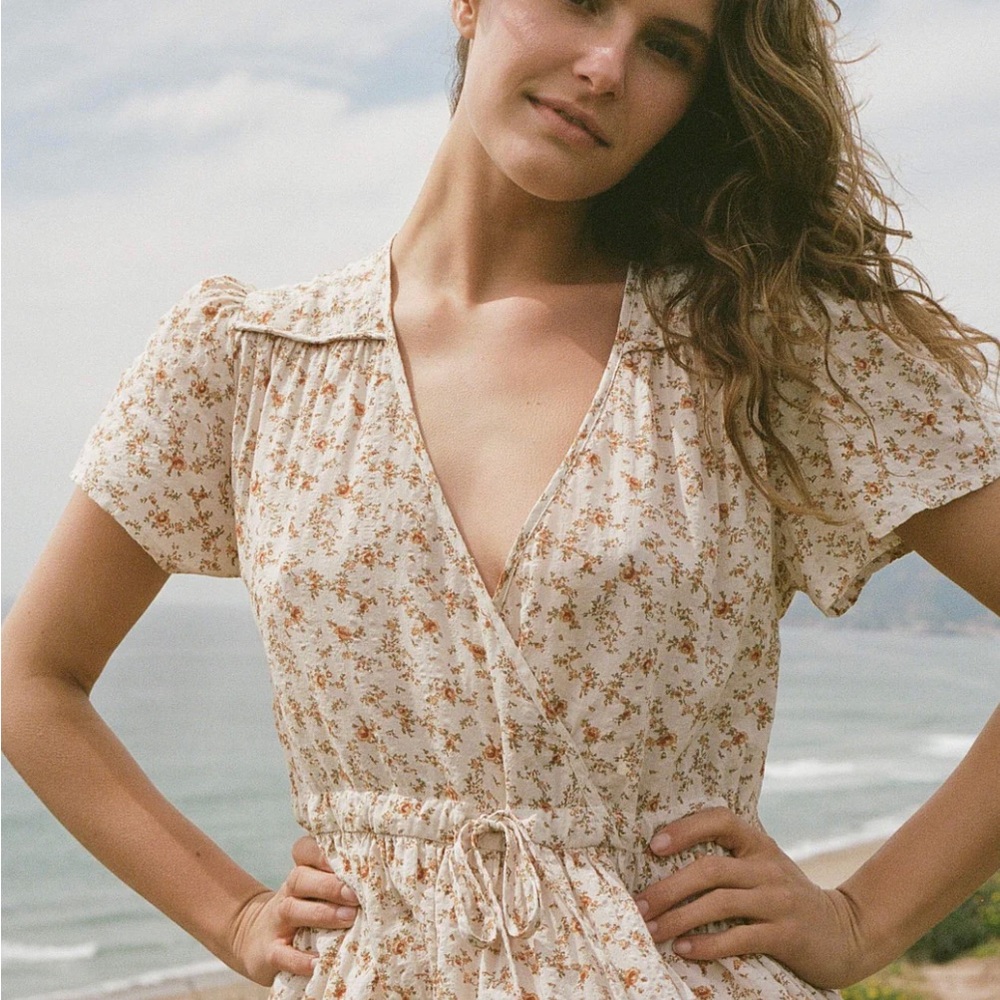 Christy Dawn Dawn Dress in caramel floral size L